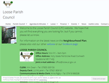 Tablet Screenshot of loosepc.kentparishes.gov.uk