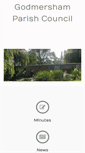 Mobile Screenshot of godmershampc.kentparishes.gov.uk