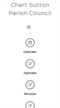 Mobile Screenshot of chartsuttonpc.kentparishes.gov.uk