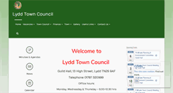 Desktop Screenshot of lyddtc.kentparishes.gov.uk