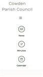 Mobile Screenshot of cowdenpc.kentparishes.gov.uk