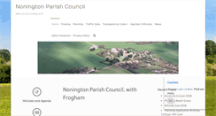 Desktop Screenshot of noningtonpc.kentparishes.gov.uk